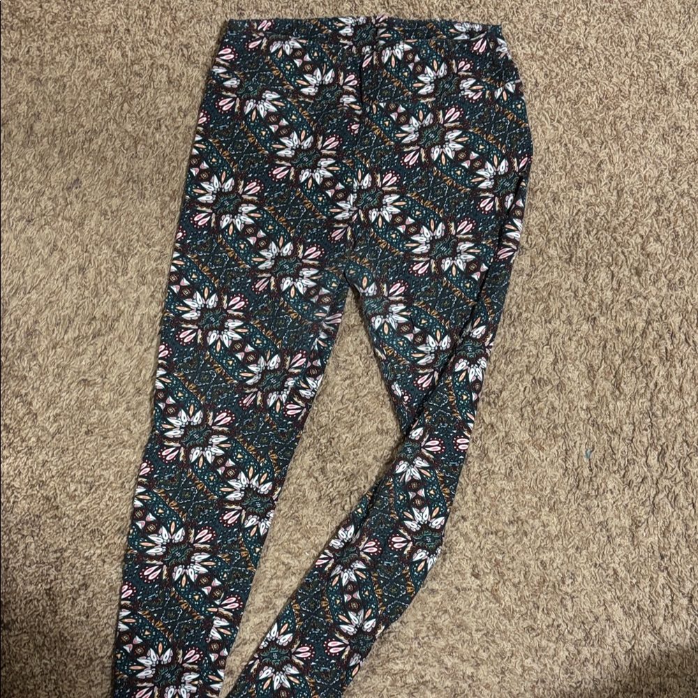 Floral Patterned Women's leggings